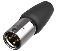 3 Pole XLR Male Plug Connector, True Outdoor Protection - NC3MX1-TOP