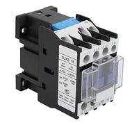 3 Poles Contactor CJX2-1810 24/36/48/110/380V AC Rail Mount Contactor Coil (24V AC)