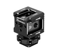 3 Port Cold Shoe Mount,Cold Shoe Mount Adapter with 1/4" Thread,Flash Accessories,for Camera Cage Flash Monitor Microphon LED