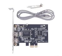 3-Port IEEE 1394 FireWire Expansion Card - for PCIE x1 to External DV HDV Adapter, OHCI 1.1 Support up to 400Mb/s for Canon for SONY for PANASONIC Camcorders, for WINDOWS 10/8/7/Vista/XP