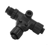 3 Port T Connector Waterproof Universal Tees For NMEA2000 Network C6UB Compatible With Marine Devices