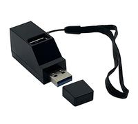 3-Port USB 3.0 Hub, Traodin USB 3.0/2.0 Data Hub Splitter Portable for PC, Laptop(Black,1pcs)