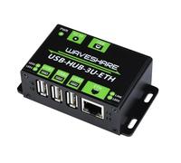 3-Port USB Hub, USB Extender with Industrial Grade RTL8152B Chip & 100M Ethernet Port Connector