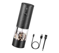 3. Portable Electric Coffee & Grinder Rechargeable Cordless Design Ceramic Adjustable Grind with LED for Kitchen Use Home Use Coffee Grinder