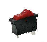 3-Position 3-Pin Rocker Switch for Hair Dryers and Hot Air Blowers, 15A Latching Power Control Switch with IP65 Rating and Flame-Retardant PA66 Housing