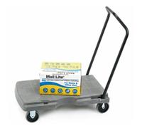 3 Position Handle Platform Trolley; 790x500x800; Castors; Grey/Black