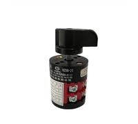 3 Position HZ5B-20/2 Combination Changeover Rotary Cam Switch 20A Two Poles 8 Terminals Silver Contact