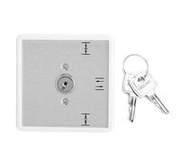 3 Position Key Switch for Automatic Doors, Aluminum Alloy Access Control Selection System with Normally Closed, Normally Open and Auto Mode, Weatherproof Door Operation