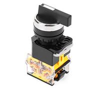 3 Position Momentary Rotary Switch Long Handle 22mm Auto Reset Switch Selector LA38-20BX33