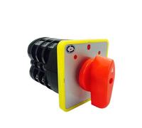 3-Position Rotary Switch 16A Three-Stage cam selector Starter Control Motor ON-Off-ON Silver Contact LW5-16/3