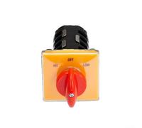 3-Position Rotary Switch HI-OFF-LOW 25A Flame Retardant | for hi-OFF-LOW settings, 25A current rating, flame-retardant body, silver alloy contacts, industrial grade
