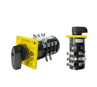 3 Position Rotary Switch HZ5B-20/4DG 4 Pole 20A Control Motor Gear Cam Switches Selector Manufacturer 1Pcs