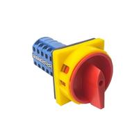 3 Position Rotary Switch Padlock 20 Terminals 5 Poles 690V 20A Rotary Cam Changeover Selector Silver Contact LW26GS-20/5 1Pcs(102)