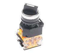 3 positions Selector button switch Select 2NO 10A 380V LA38-20X3 22 mm