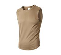 3 Pound Items Men T Shirt Short Sleeved Round Neck Henley Tops Oversized Linen Solid Color T-Shirts Trendy Swing Top Athletic Work Blouse Holiday Business Fashion Pullover Khaki