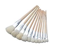 3. Professional Brush with Soft Hair Tips Lightweight Wood Handle for Ceramic Painting and Detailing Chinese Calligraphy Brush Set