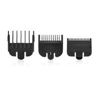 3 Professional Clipper Guards,1/16”, 1/8", 3/16", Black Plastic Hair Cutting Guides Replacement, Universal Fit for Multiple Clipper Models, Perfect for All Hair Types