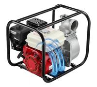 3'' Professional Petrol Water Pump 6.5hp 210cc 4-Stroke Open Water Pump Frame 30m Lift 8m Suction 4000 RPM 3.6L Fuel Tank