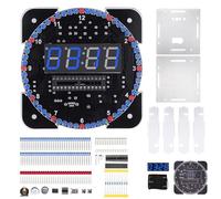 3. Programmable Digital Tube Clock Featuring Auto Brightness, Offline Animations & Solder Training for Teens & Adults Digital Clock Set