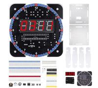 3. Programmable Digital Tube Clock Featuring Auto Brightness, Offline Animations & Solder Training for Teens & Adults Digital Clock Set