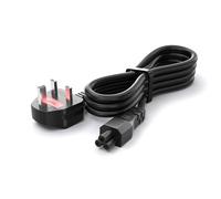 3 Prong Laptop Charger Power Cord 6Ft, IEC C5 Cloverleaf to NEMA 5-15P Safe AC Adapter Cable, Replacement Cord for College Dorm, Remote Workers, Home Office, PVC Core, Lost Cord Backup