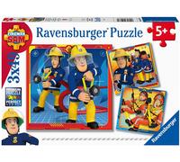 Ravensburger Fireman Sam Toys - 3x 49 Piece Jigsaw Puzzles for Kids Age 5+