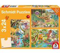 3 Puzzles - Fun with Dinosaurs