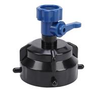 3 Quarter Inch RV Sewer Hose Cap, Six Spray Valve Washer Easy Install Gray Drain Built Valve Dump Cap for 3in Sewer Fittings for RVs