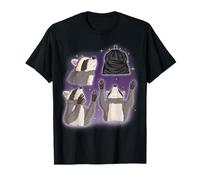 3 Raccoons Howling At Trash Funny Meme Raccoon Aesthetic T-Shirt