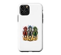 3 Racing Horses - Horse Racing Racetrack Horse Race Fan Case for iPhone 11 Pro