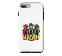 3 Racing Horses - Horse Racing Racetrack Horse Race Fan Case for iPhone 7 Plus/8 Plus