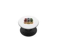 3 Racing Horses - Horse Racing Racetrack Horse Race Fan PopSockets Adhesive PopGrip