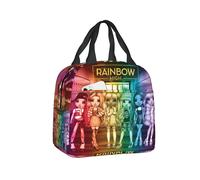 (3) Rainbow High Ruby Lunch Box Women Animated Cooler Thermal Food Insulated Lunch Bag Kids School Children Resuable Picnic Tote Bag