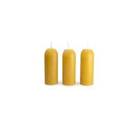 3 real beeswax candles for original lantern 12/15 hours each Uco Jaune TU