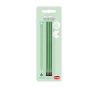 3 Refill for Gel Pen Erasable Ties Green