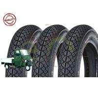 3 Tyre Set Pneumatic Tires 100.90-10 For APE 50 6PR 61L Union