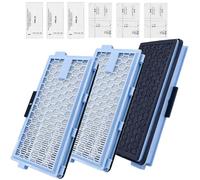 3 Replacement Filters for Miele Compact C1 & C2, Complete C2 & C3 Vacuum | For Miele Guard S1 M1 L1 and odours S4000 S5000 S6000 S8000 series - 3 filters, 3 motor protection filters, 3 exhaust filters