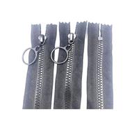 3# Resin Closed-End Zipper with Pull Ring for DIY Bag Sewing Crafts 30-70cm,Black,60cm