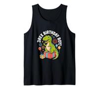 3 Rex Birthday Boy Dinosaur 3rd Birthday T-Rex Tank Top