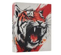 3 Ring Binder Roaring Tiger A4 Binders with Clip Hold 200 Sheets with PVC Pockets Files Organisation for School Office Supplies 1 Pack