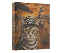 3 Ring Binder The Cat in The Hat A4 Binders with Clip Hold 200 Sheets with PVC Pockets Files Organisation for School Office Supplies 1 Pack