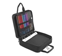 3-Ring Binder with Zip, 500 Sheet Capacity, Waterproof, Three-Ring Folder with Zip and Handle, for Documents, Laptop, Notebook, Student, Teacher, School, Office, Travel, Learning