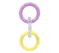 3 Ring Dog Toy, Dog Tugboats,3 Rings Tough Dog Chew Toys - Pet Supplies, Promotes Teeth Care, Exercise Equipment, Outdoor Teether for