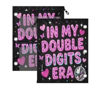 3 Ringing binder pocket 2 pcs in My Double Digits Era Retro 10 Year Old