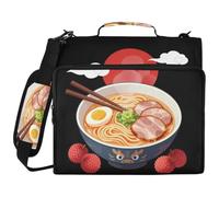 3 Ringing Binder with Extra Pockets Ultra Ramen Noodles Japanese
