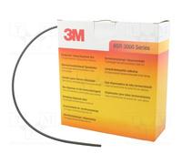 3 rol : 7000099136 - Heat shrink sleeve, glueless,thin walled, 3: 1, 3mm, L: 10m