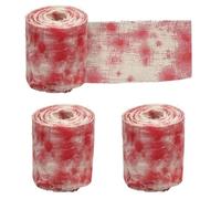 3 Roll Halloween Bloody Gauze Bandage Halloween Mummy Bandage
