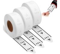 3 Roll of Take a Number Ticket Roll 2 Digit Count A00-E99 6000 Number Paper White for Ticket Dispenser Queue Calling System