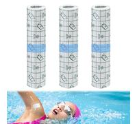 3 Rolls 15cm x 1m Tattoo Cover Up Patch, Tattoo Second Skin, Stretch Adhesive Bandage, Transparant Stretch Adhesive Bandage, Tape Antibacterial Bandages for Tattoos Aftercare Recovery