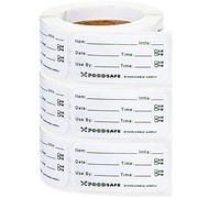 3 Rolls 750 Pieces Freezer Food Labels 1 x 2 Inch Food Storage Removable Date Sticker Self Adhesive Labels for Home Restaurant Container
